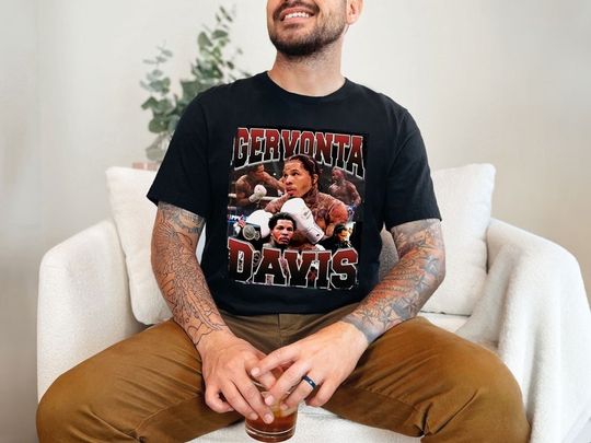 Gervonta Davis Boxing Tshirt, Vintage 90s Boxing TShirt