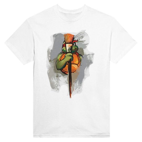 Michelangelo Ninja Turtle Shirt, Painter Analogy T-shirt