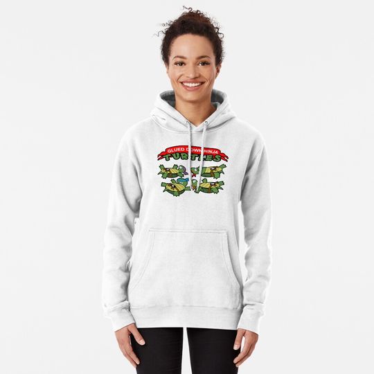 Funny Cute Ninja Turtles TMNT Cartoon Hoodie
