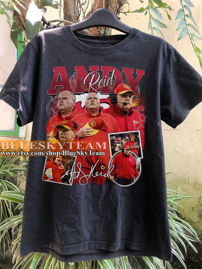 Andy Reid Shirt, Football shirt, Classic 90s Graphic Tee