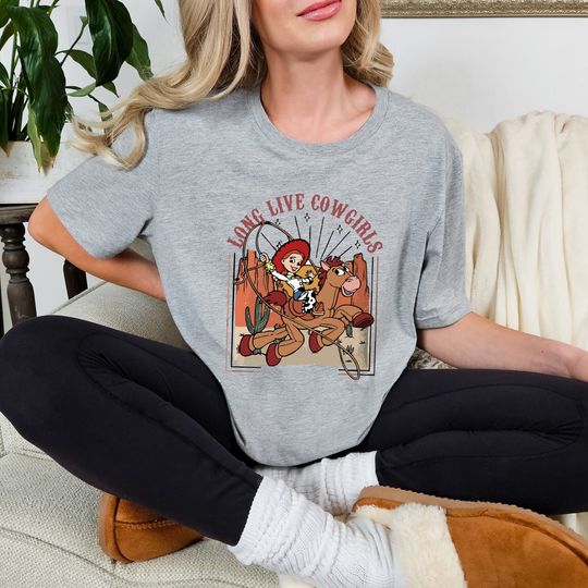 Toy Story Long Live Cowgirls Shirt, Disney Toy Story Shirt, Disney Matching T-Shirt