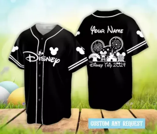 Custom Disneyland Baseball For Baseball Fan Player Shirt