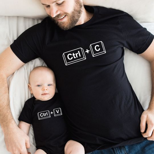 Copy Paste Matching Dad And Kids T-shirts, Father's day shirt, Dad gift