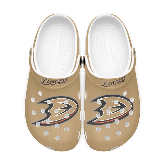 Anaheim Ducks Sandals, Clogs, Toe Sandal Soft Lightweight Footwear Men Women