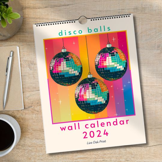 2024 Disco Ball Calendar