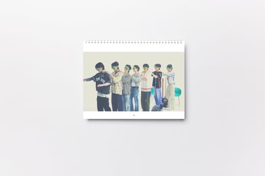 BTS printable 2024 calendar