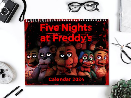 Calendars 2024 Five Planner Aesthetic Nights, Wall Decoration
