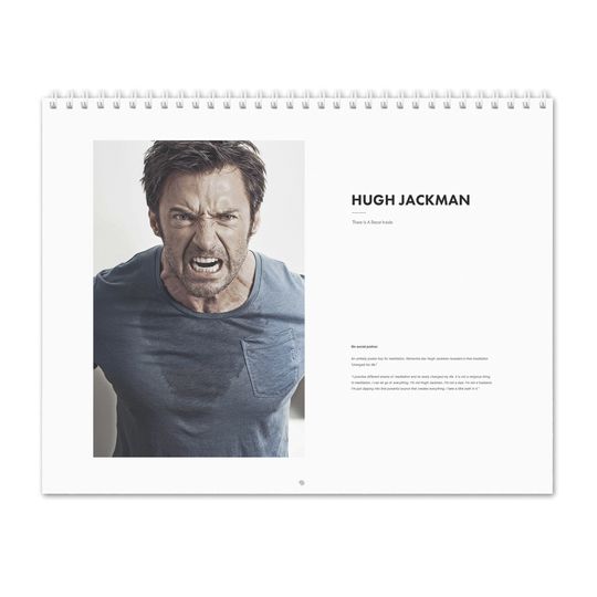 Hugh Jackman Vol.1 - 2024 Wall Calendar
