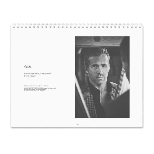 Ryan Reynolds Vol.1 - 2024 Wall Calendar