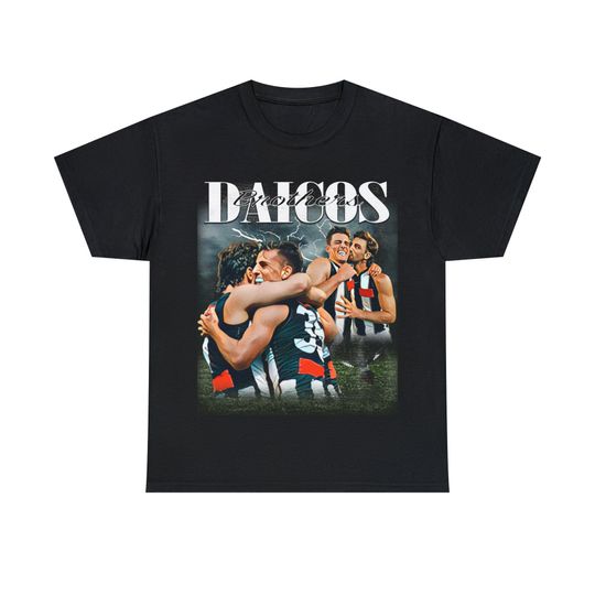Vintage AFL T-shirt | Collingwood magpies Nick Daicos Josh Daicos Daicos Brothers | 90s Inspired t shirt | Australian Rules Football | VFL