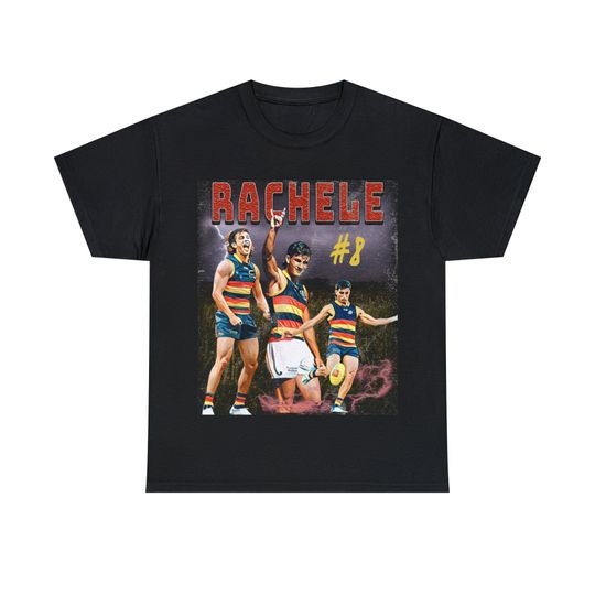 Vintage AFL T-shirt | Adelaide Crows Josh Rachele | 90s Inspired t shirt | Australian Rules Football | WAFL, VFL, we fly as one