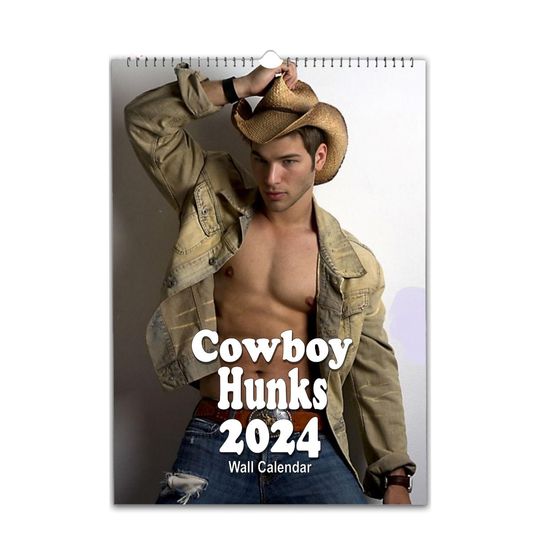 Cowboy Hunks Pinups 2024 Calendar