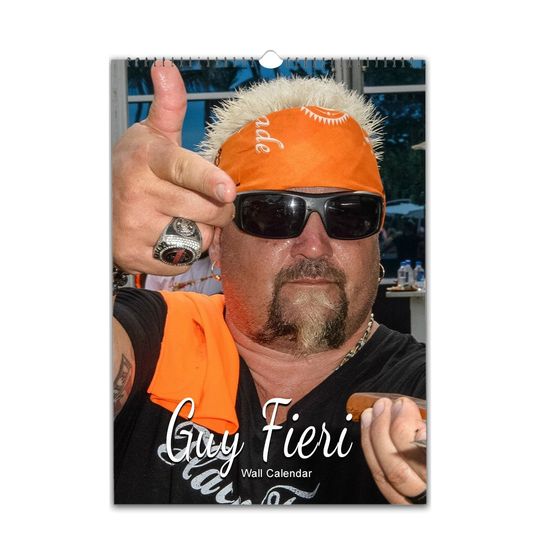 Guy Fieri Wall calendar