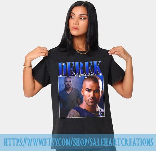 Vintage Derek Morgan Criminal Minds TV Series T shirt