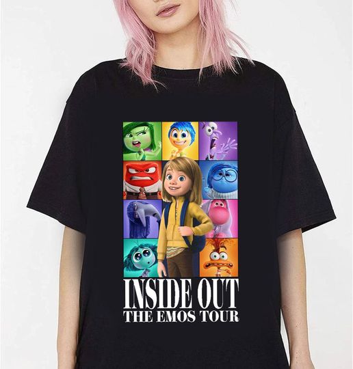 Inside Out The Emotions Tour Shirt, Inside Out 2 Shirt, Inside Out Characters Tee