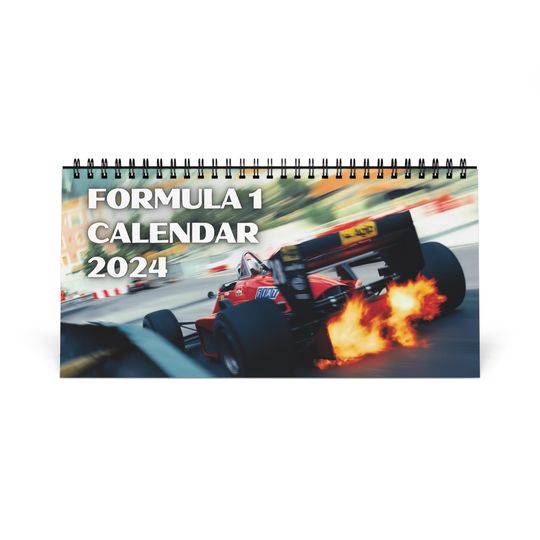 Discover 2024 F1 Tischkalender, F1 2024 Kalender, Schreibtischkalender