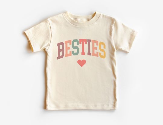 Besties Heart Toddler Shirt - Best Friend's BFF Outfit