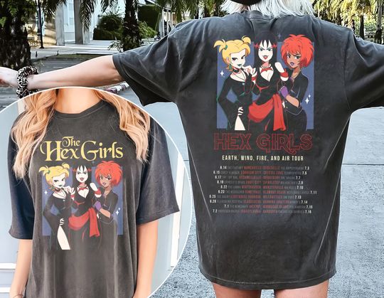 The Hex Girls Rock Band Music Shirt, The Hex Girls Shirt Tour Rock Band Classic Vintage Shirt, The Hex Girls Gift For Fan Lovers