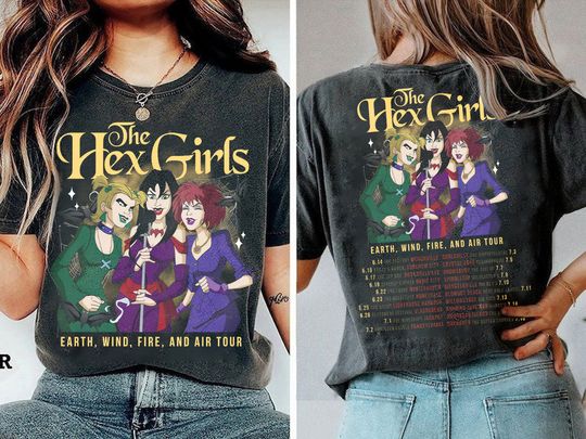 The Hex Girls Rock Band Music Tee, The Hex Girls Rock Band Music T-Shirt, Halloween Retro 90s Shirt, Anniversary Gift For Fans Men Women