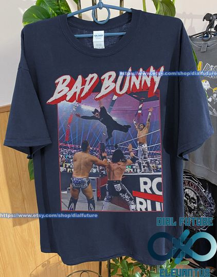 Vintage Style  Bootleg Inspired Tee, Bad Bunny Vintage T-Shirt