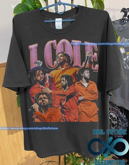 Vintage J Cole Shirt, Rapper Shirt, Bootleg Raptees 90s Shirt, J cole Graphic Tee