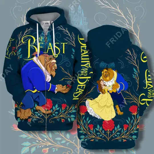 Disney Beauty and the Beast 3D Zip