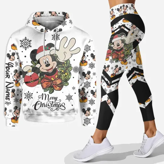 2023 Disney Christmas Hoodie and Leggings Set