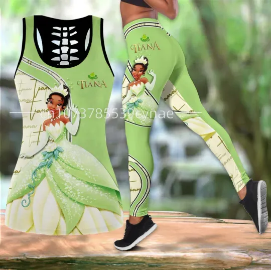 Disney Princess Tiana Hollow Tank Top Legging Set