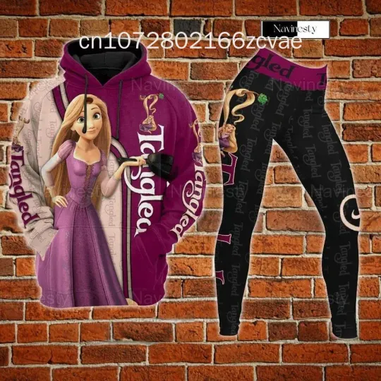 Disney Tangled Rapunzel Hoodie Legging Set