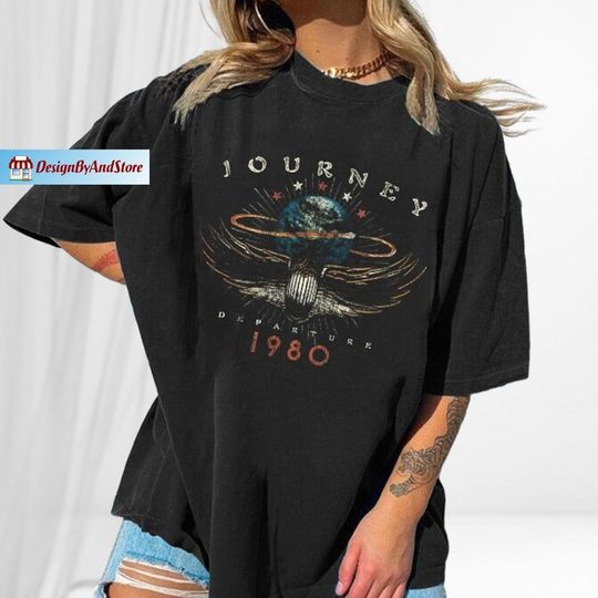 Journey Band Shirt, Journey Shirt, Journey Rock Band, Journey Concert Tee
