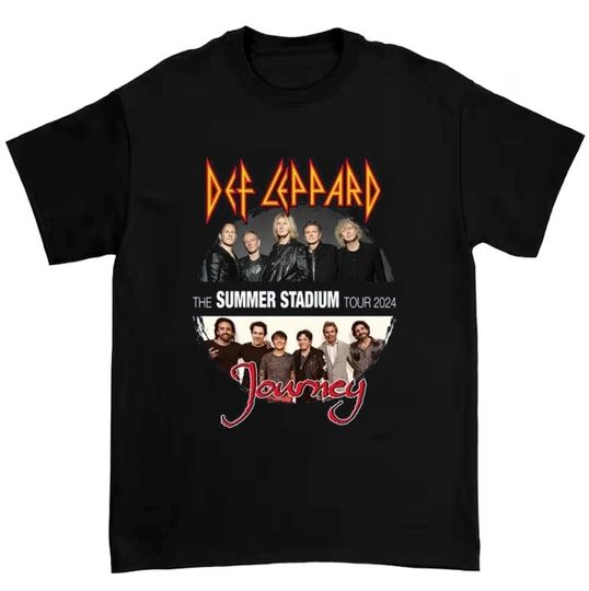 Def Leppard And Journey 2024 Tour unisex t-shirt
