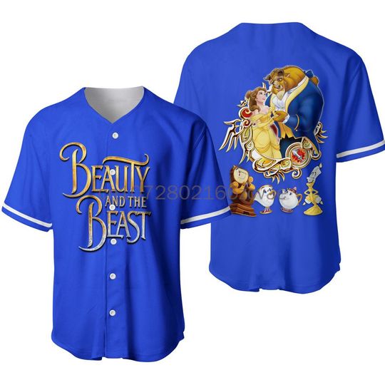 2024 Disney Beauty And The Beast Baseball Jersey