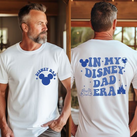 Disney Dad Shirt, In My Disney Dad Era Shirt, Pregnancy Announcement, Cool Dad