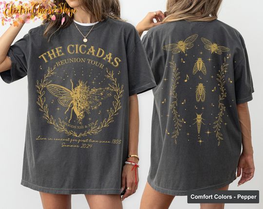 Cicada Shirt 2024, Cicada Concert Tour 2024, Year of the Cicadas Shirt