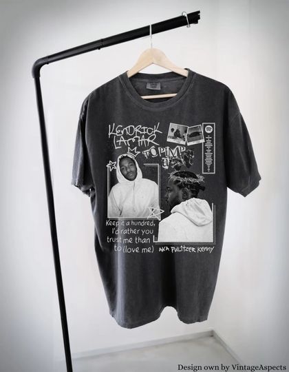 Kendrick Lamar Vintage Shirt, FRONT, Kendrick Lamar