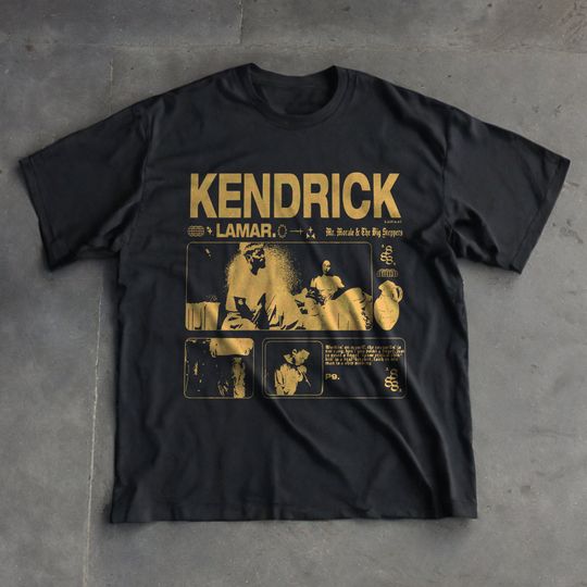 Kendrick Lamar Shirt, Kendrick Lamar Vintage 90s' Shirt