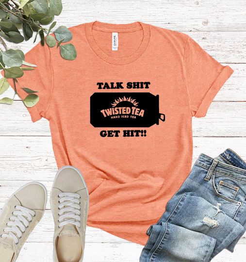 Twisted Tea Can Funny Joke Dark Humor T-shirt, Punch Today in the Face Tee