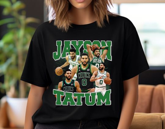 Jayson Tatum Basketball Tshirt, Basketball Graphic Tees,  Basketball Bootleg Shirt