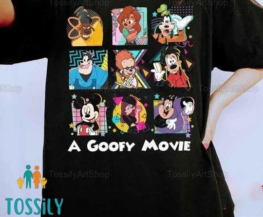 A Goofy Movie Shirt, Max Roxanne Powerline Tee