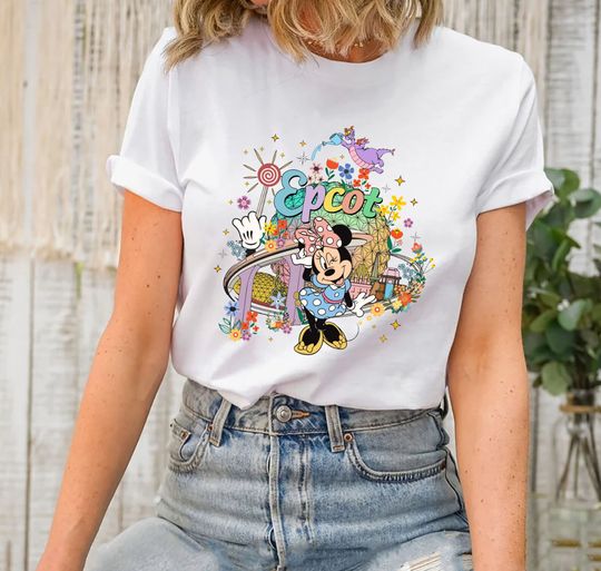Epcot Shirts, Disney Minnie Mouse Epcot Shirt, Disney Trip Shirt