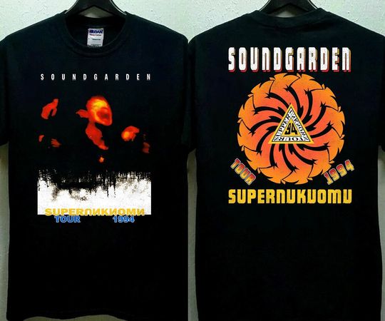 Vtg Soundgarden Superunknown Tour 1994 90s Rock Concert Vintage Tour Double Sided T-Shirt