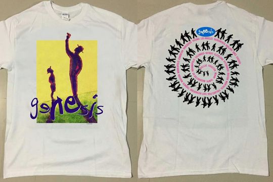 Genesis We Can't Dance 1992 Concert Tour Double Sided T-Shirt
