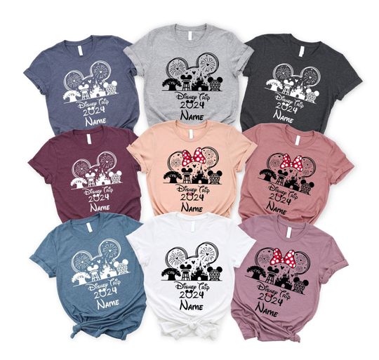 Custom Name Disney Trip 2024 Shirt, Disney Trip Shirt, Disneyland Shirt