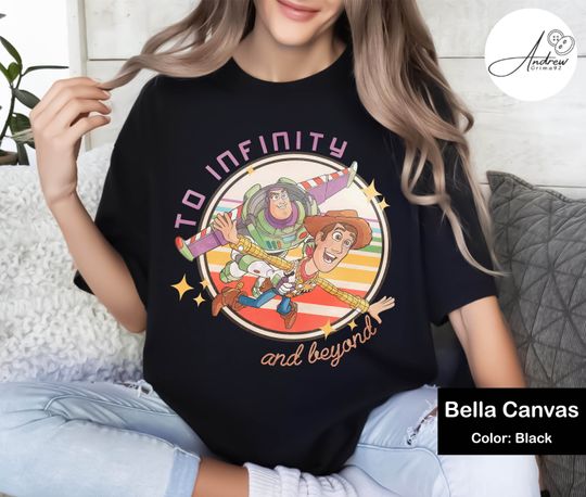 Vintage To Infinity And Beyond Shirt, Disney Toy Story Shirt