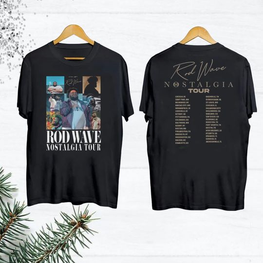 Rod Wave Tour 2023 Shirt, Rod Wave Nostalgia Concert Merch, Rod Wave Rapper Shirt