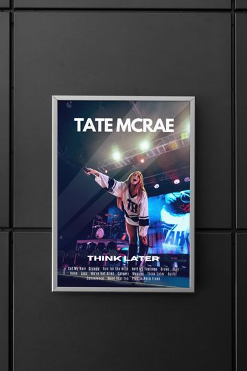 Tate McRae - Think Later Premium Matte Vertical Poster