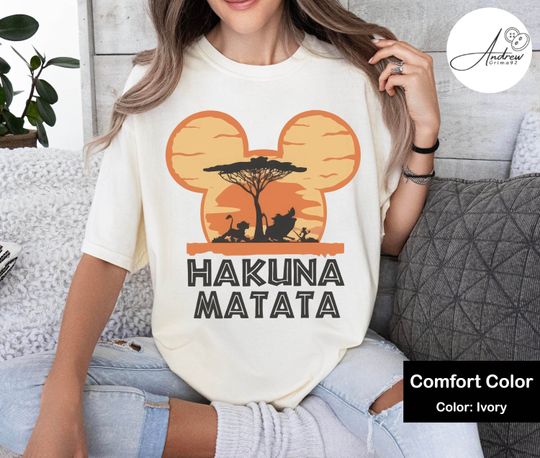 Vintage retro Lion King Hakuna Matata shirt, Disney Animal Kingdom shirt