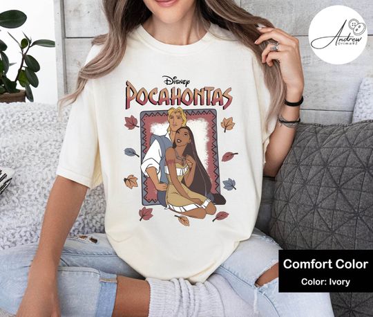 Disney Pocahontas  Shirt, Princess Pocahontas Shirt, Vintage Pocahontas Shirt