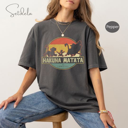 Vintage Disney Hakuna Matata  Color Shirt, Animal Kingdom Shirt