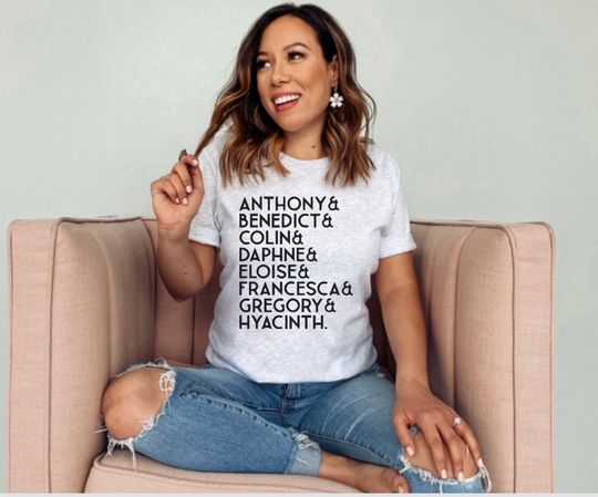 Bridgerton T-Shirt,Bridgerton,Lady Whistledown,Anthony Bridgerton